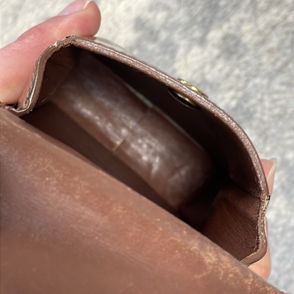 Louis Vuitton Monogram Vernis Greene Cigarette Case Pochette Brown Copper TH0013 - Picture 12 of 17